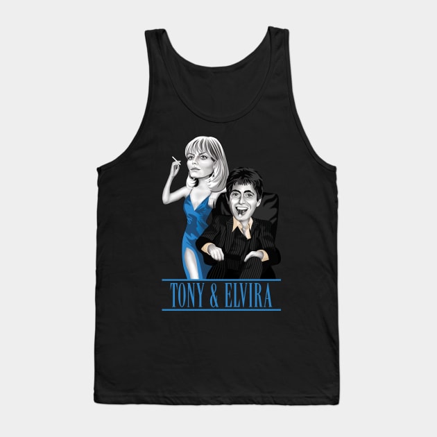 Tony and Elvira Tank Top by Tiro1Linea